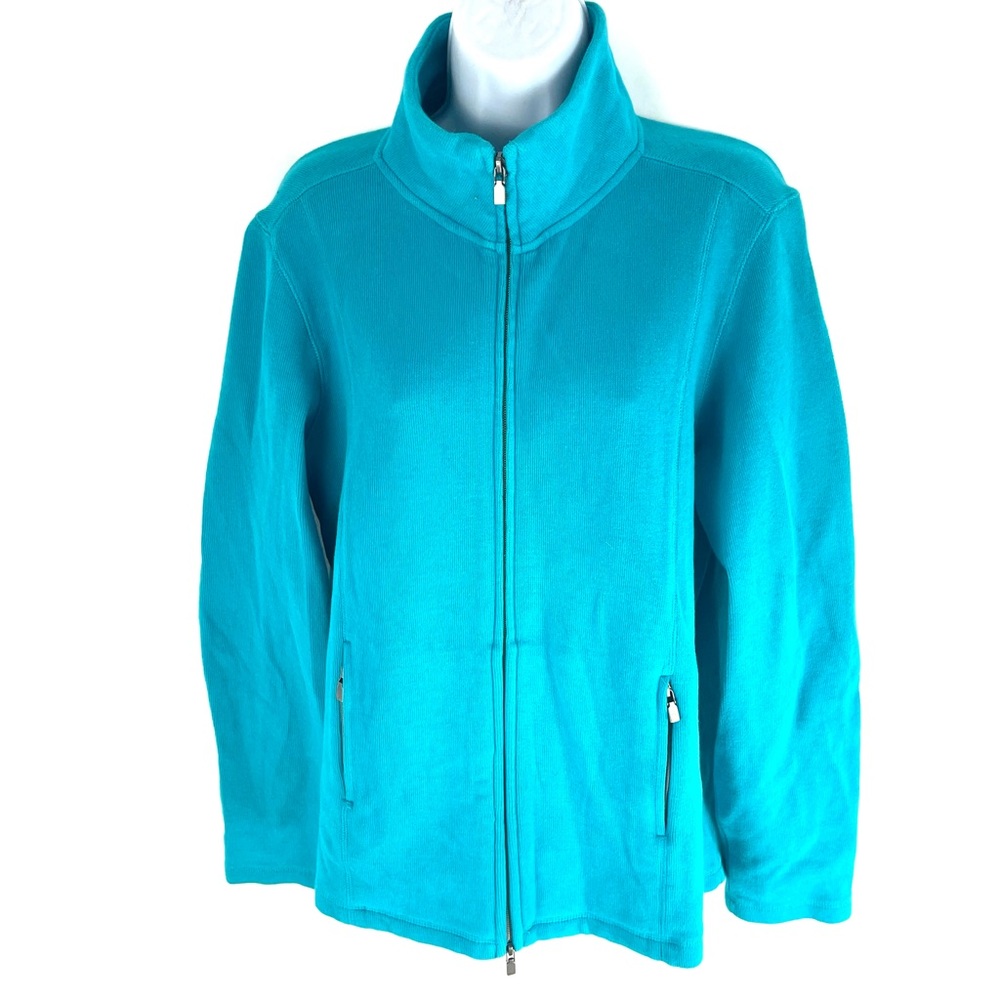Kirkland Women’s Green Zip Up Sweater XL
